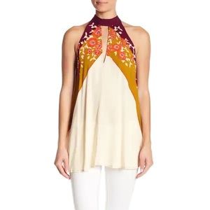 Free People floral halter